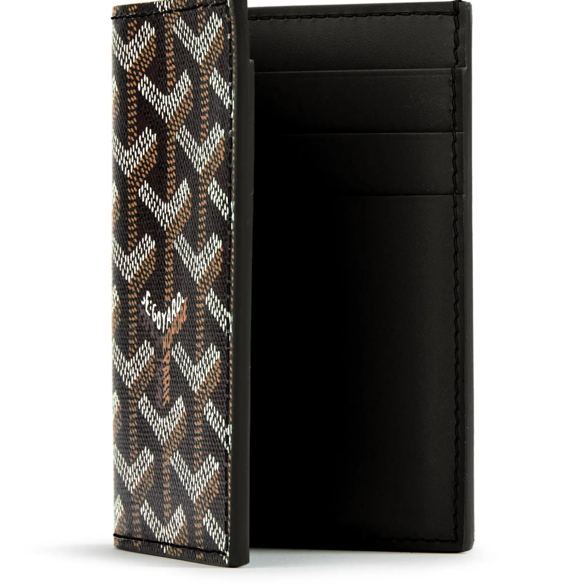 Goyard Saint-Pierre Card Wallet Black< Wallets & Card Holders