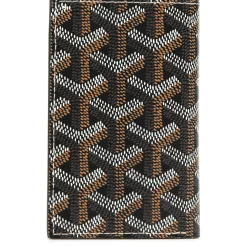 Goyard Saint-Pierre Card Wallet Black Tan< Wallets & Card Holders