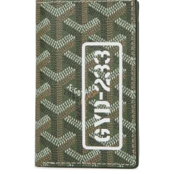 Goyard Saint-Pierre Card Wallet Khaki< Wallets & Card Holders