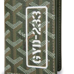 Goyard Saint-Pierre Card Wallet Khaki< Wallets & Card Holders