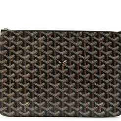 Goyard Senat Pouch MM Black< Bags