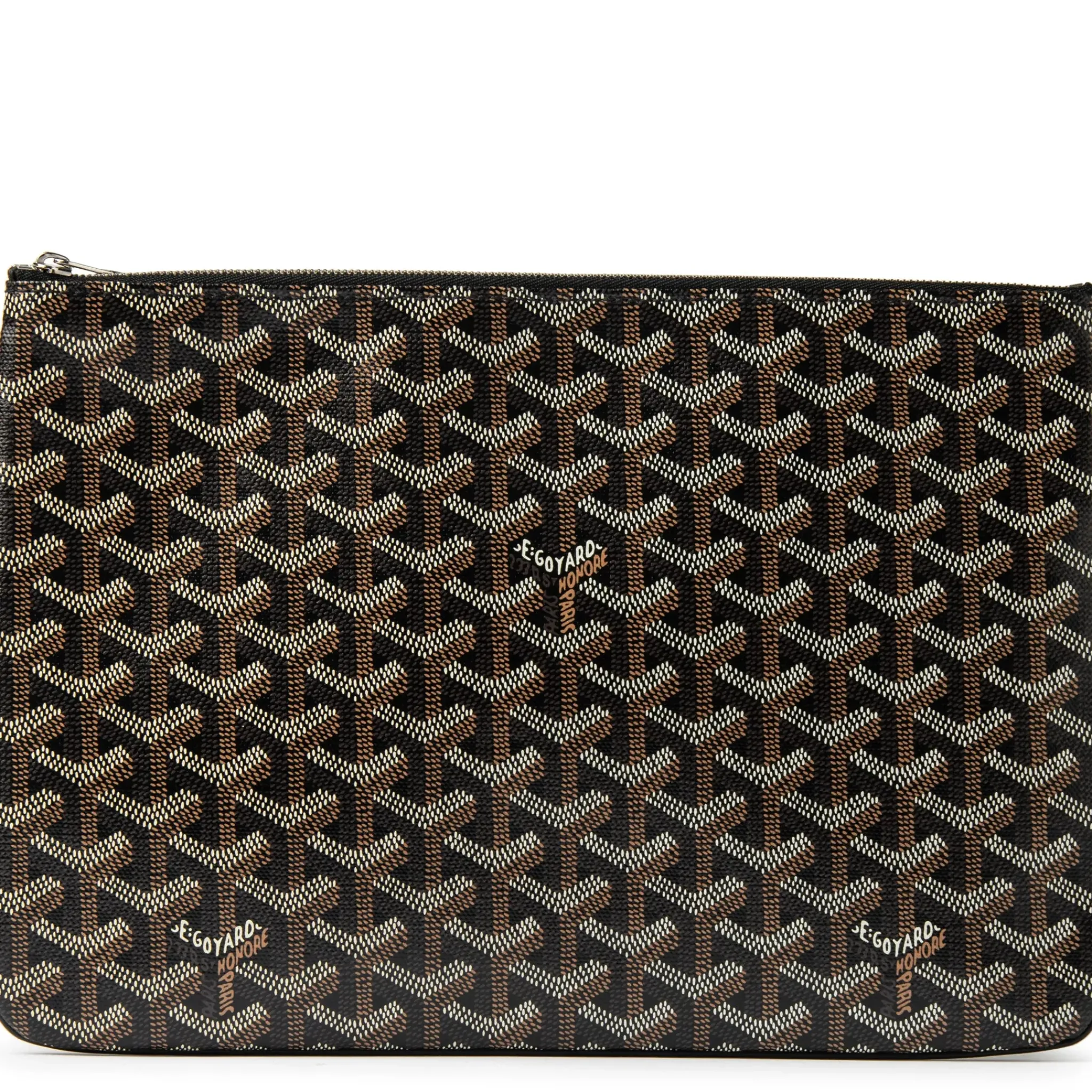 Goyard Senat Pouch MM Black< Bags