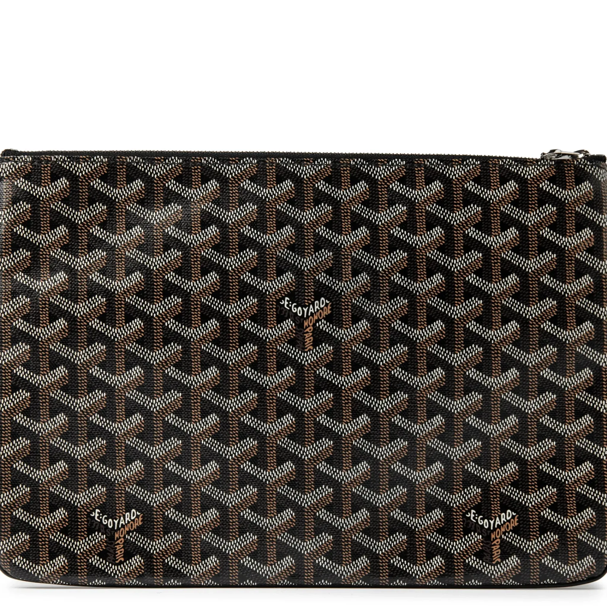 Goyard Senat Pouch MM Black< Bags