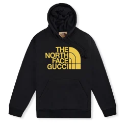 Gucci x The North Face Black Yellow Hoodie< Sweatshirts & Hoodies