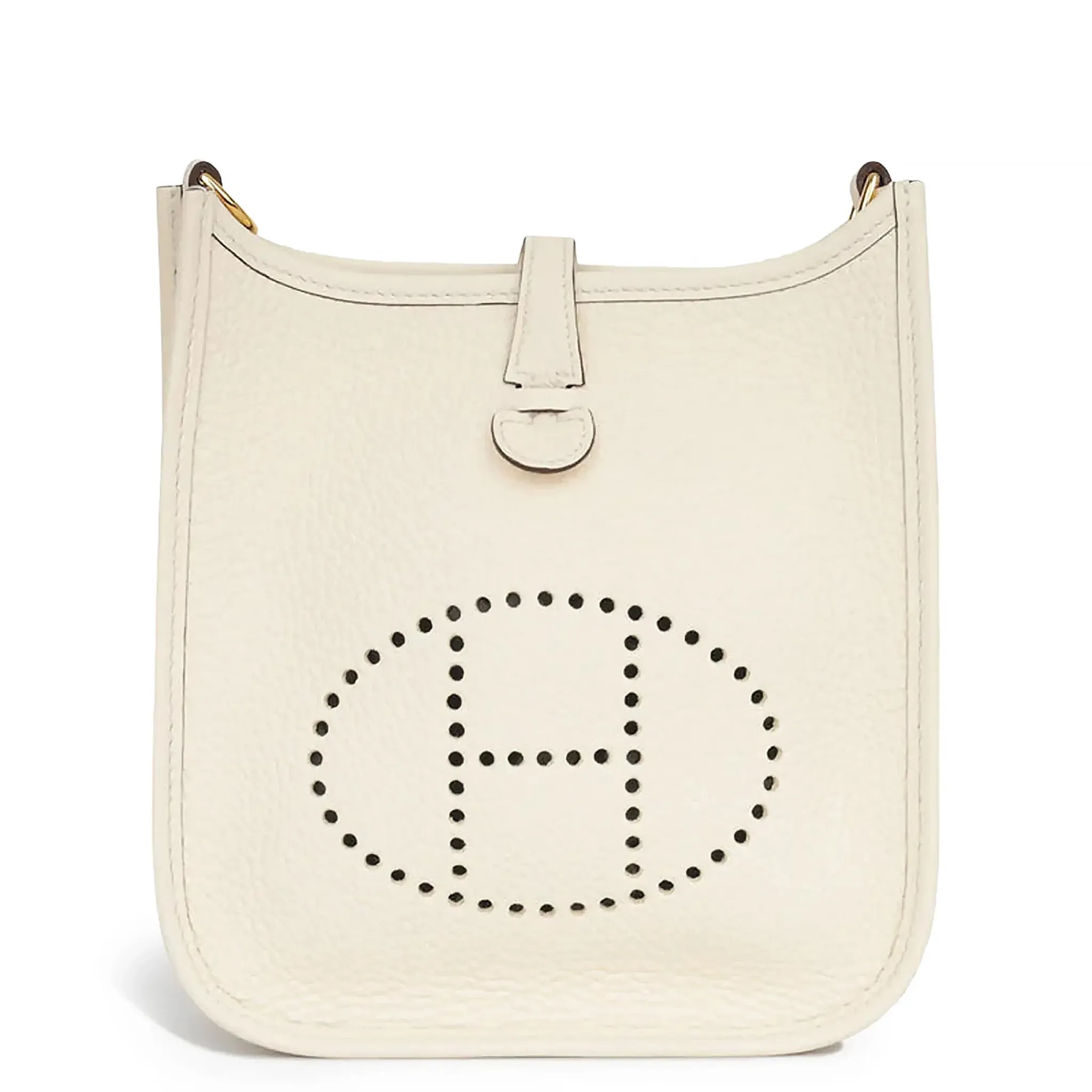 Hermès Paris Hermès Evelyne Mini 16 Nata Clemence Gold Hardware< Cross Body Bags|Bags