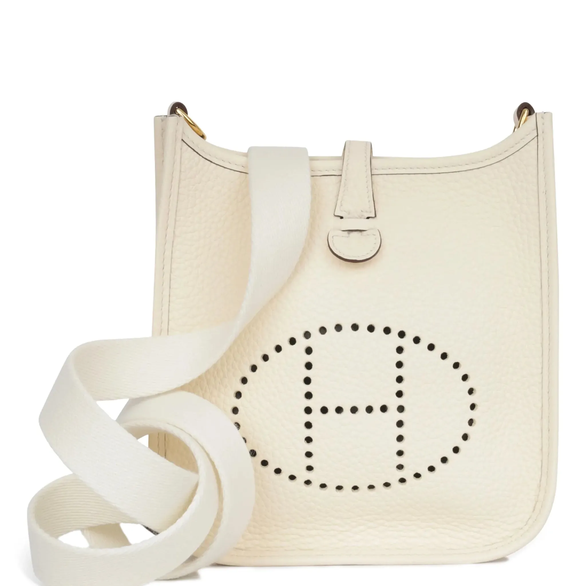 Hermès Paris Hermès Evelyne Mini 16 Nata Clemence Gold Hardware< Cross Body Bags|Bags