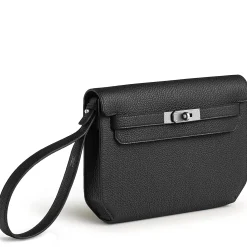 Hermès Paris Hermès Kelly Depeches 25 Togo Black Palladium Hardware< Bags