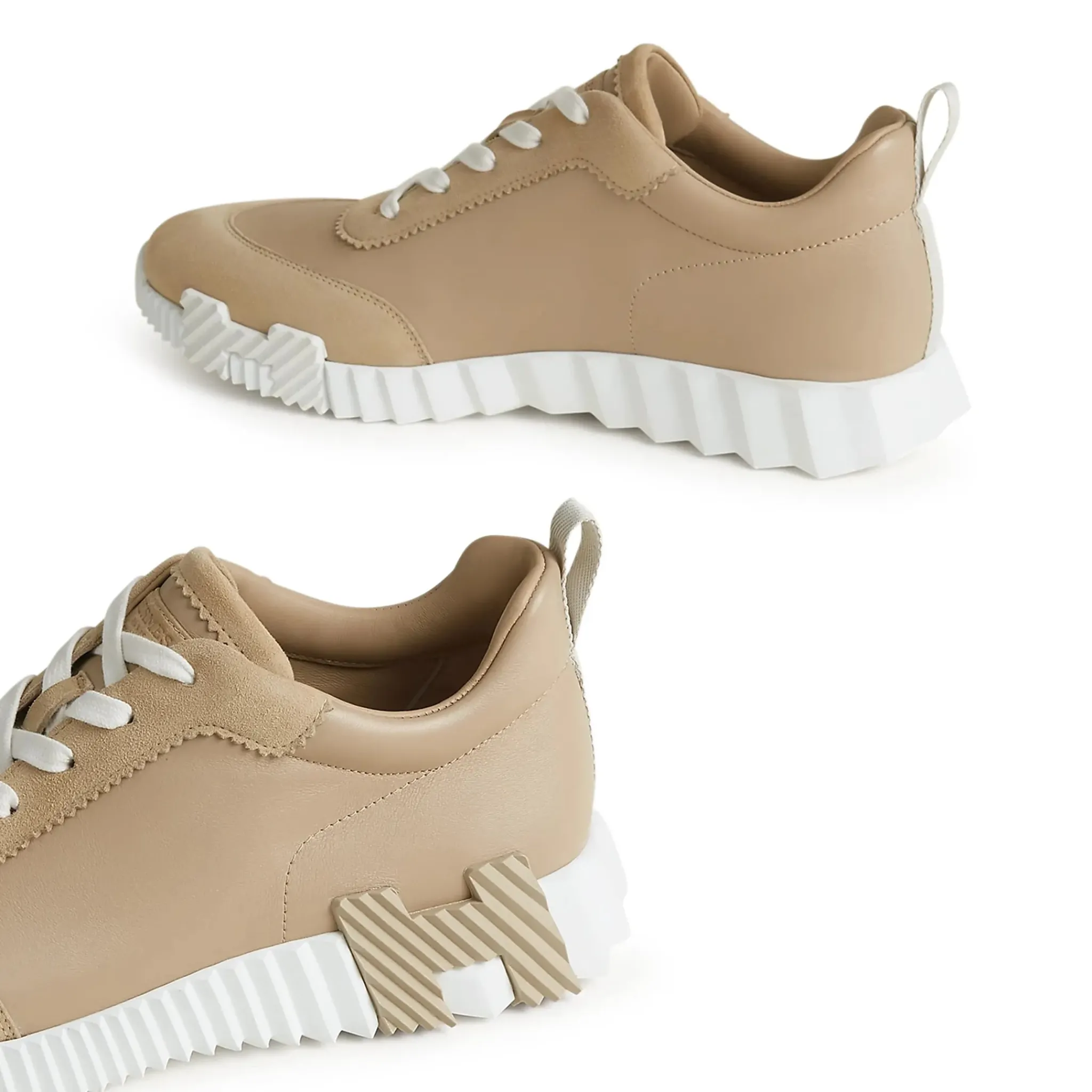 Hermès Paris Bouncing Sneaker Beige Lin< Designer Trainers
