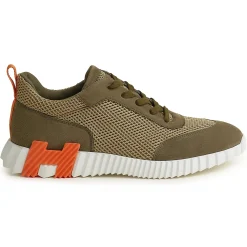 Hermès Paris Bouncing Sneaker Green< Designer Trainers
