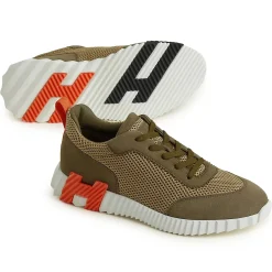Hermès Paris Bouncing Sneaker Green< Designer Trainers
