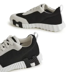 Hermès Paris Bouncing Sneaker White Black< Black Trainers|Designer Trainers