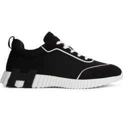 Hermès Paris Bouncing Sneaker Black White< Black Trainers