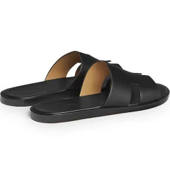 Hermès Paris Izmir Black Sandal< Black Trainers|Sandals & Slides