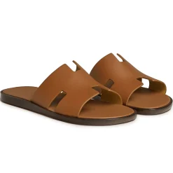Hermès Paris Izmir Gold Sandal< Sandals & Slides