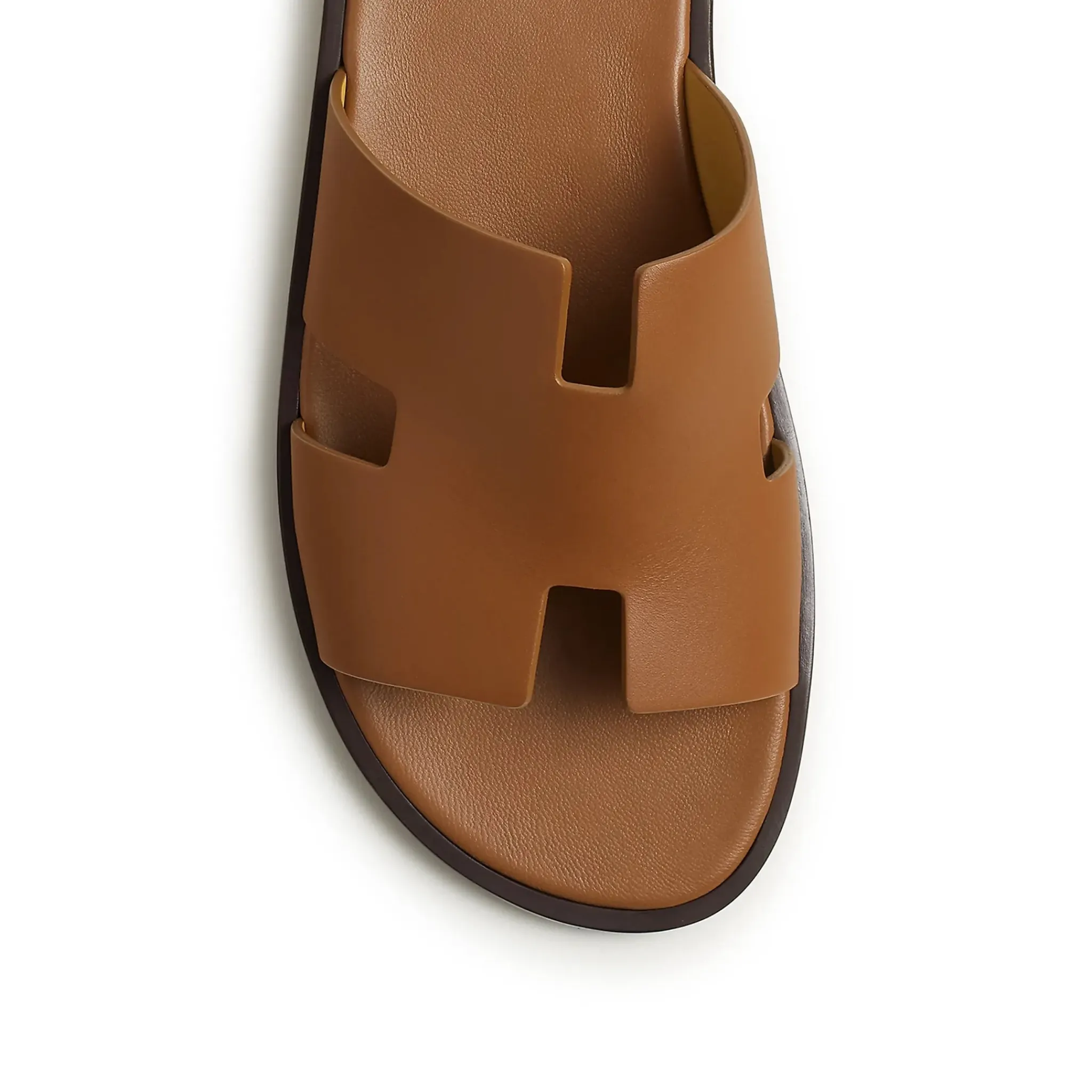 Hermès Paris Izmir Gold Sandal< Sandals & Slides