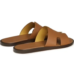 Hermès Paris Izmir Gold Sandal< Sandals & Slides