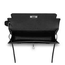 Hermès Paris Kelly Depeches 25 Epsom Black Palladium Hardware< Bags