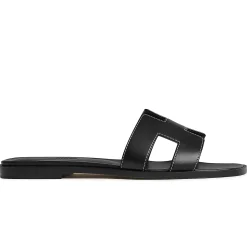 Hermès Paris Oran Black Sandal< Sandals & Slides