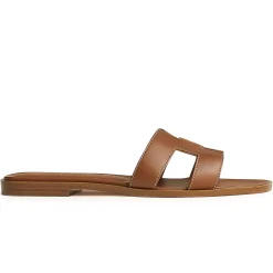 Hermès Paris Oran Gold Sandal< Sandals & Slides