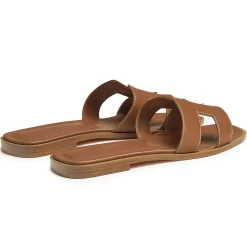 Hermès Paris Oran Gold Sandal< Sandals & Slides