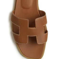 Hermès Paris Oran Gold Sandal< Sandals & Slides