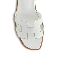 Hermès Paris Oran White Sandal< White Trainers|Sandals & Slides
