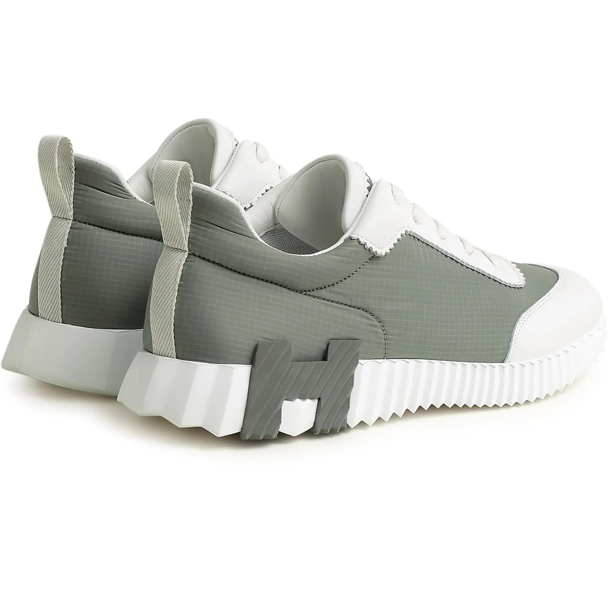 Hermès Paris Ripstop Bouncing Sneaker Grey White< Designer Trainers