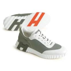 Hermès Paris Ripstop Bouncing Sneaker Grey White< Designer Trainers
