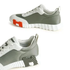 Hermès Paris Ripstop Bouncing Sneaker Grey White< Designer Trainers