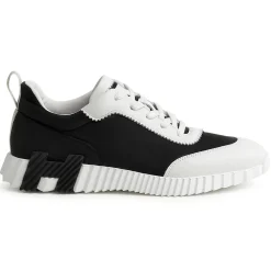 Hermès Paris Ripstop Bouncing Sneaker Black White< Black Trainers|Designer Trainers