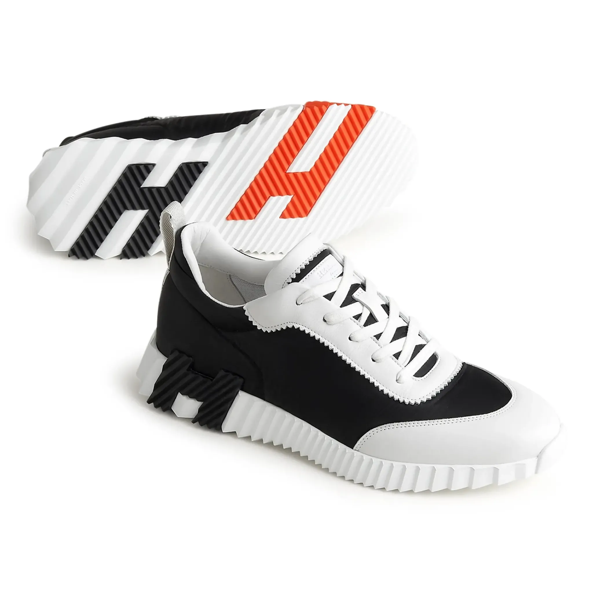 Hermès Paris Ripstop Bouncing Sneaker Black White< Black Trainers|Designer Trainers