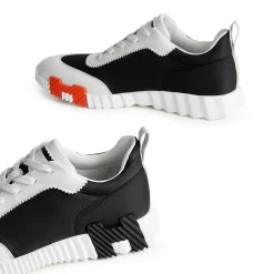 Hermès Paris Ripstop Bouncing Sneaker Black White< Black Trainers|Designer Trainers