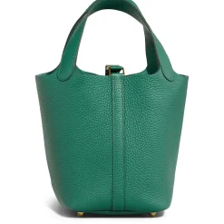 Hermès Paris Hermès Picotin Lock 18 Green Clemence Gold Hardware< Handbags|Bags