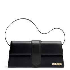 Jacquemus Le Bambino Long Flap Black Shoulder Bag< Cross Body Bags|Bags