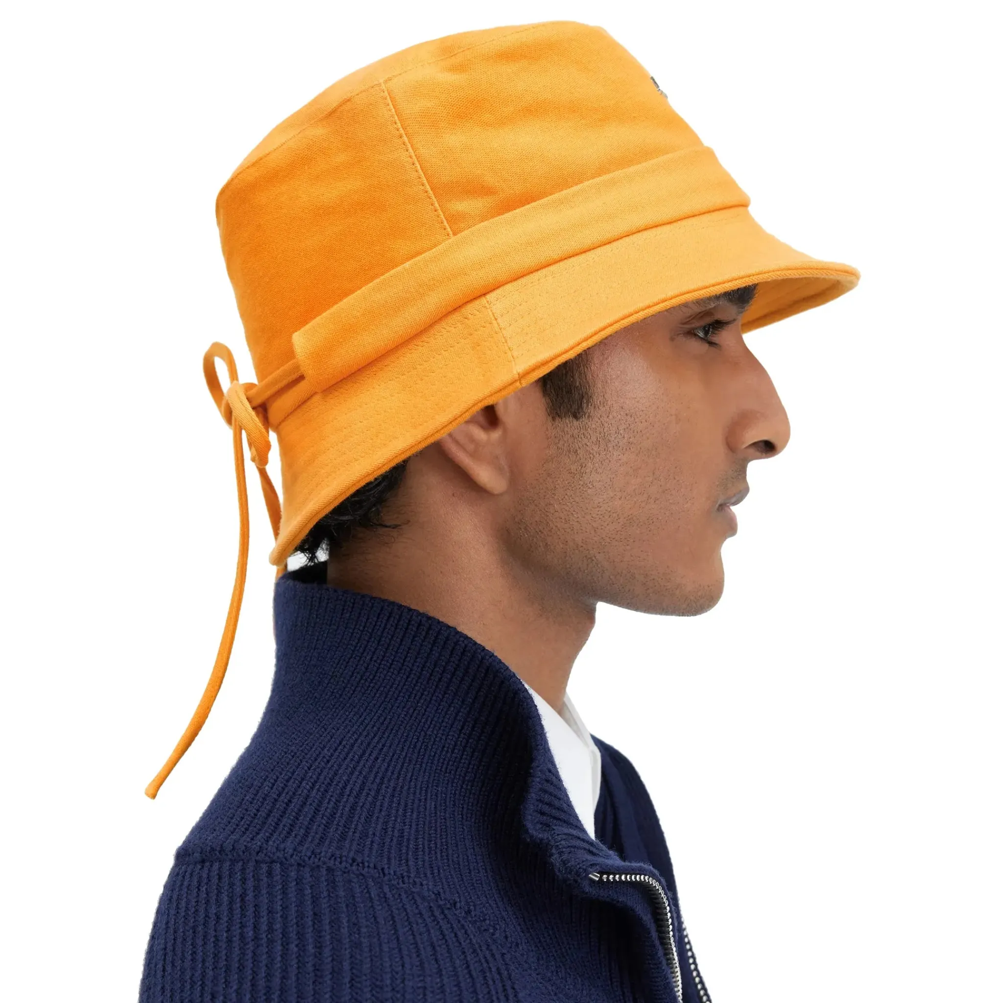 Jacquemus Le Bob Gadjo Dark Orange Bucket Hat< Hats & Caps