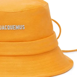 Jacquemus Le Bob Gadjo Dark Orange Bucket Hat< Hats & Caps