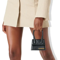Jacquemus Le Chiquito Black Mini Leather Bag< Handbags