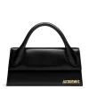 Jacquemus Le Chiquito Long Leather Black Handbag< Cross Body Bags|Handbags