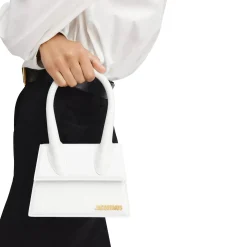 Jacquemus Le Chiquito Moyen White Handbag< Cross Body Bags|Handbags