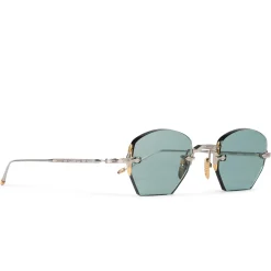Jacques Marie Mage Eyewear Jacques Marie Mage Oatman Silver Gold Green Sunglasses< Sunglasses