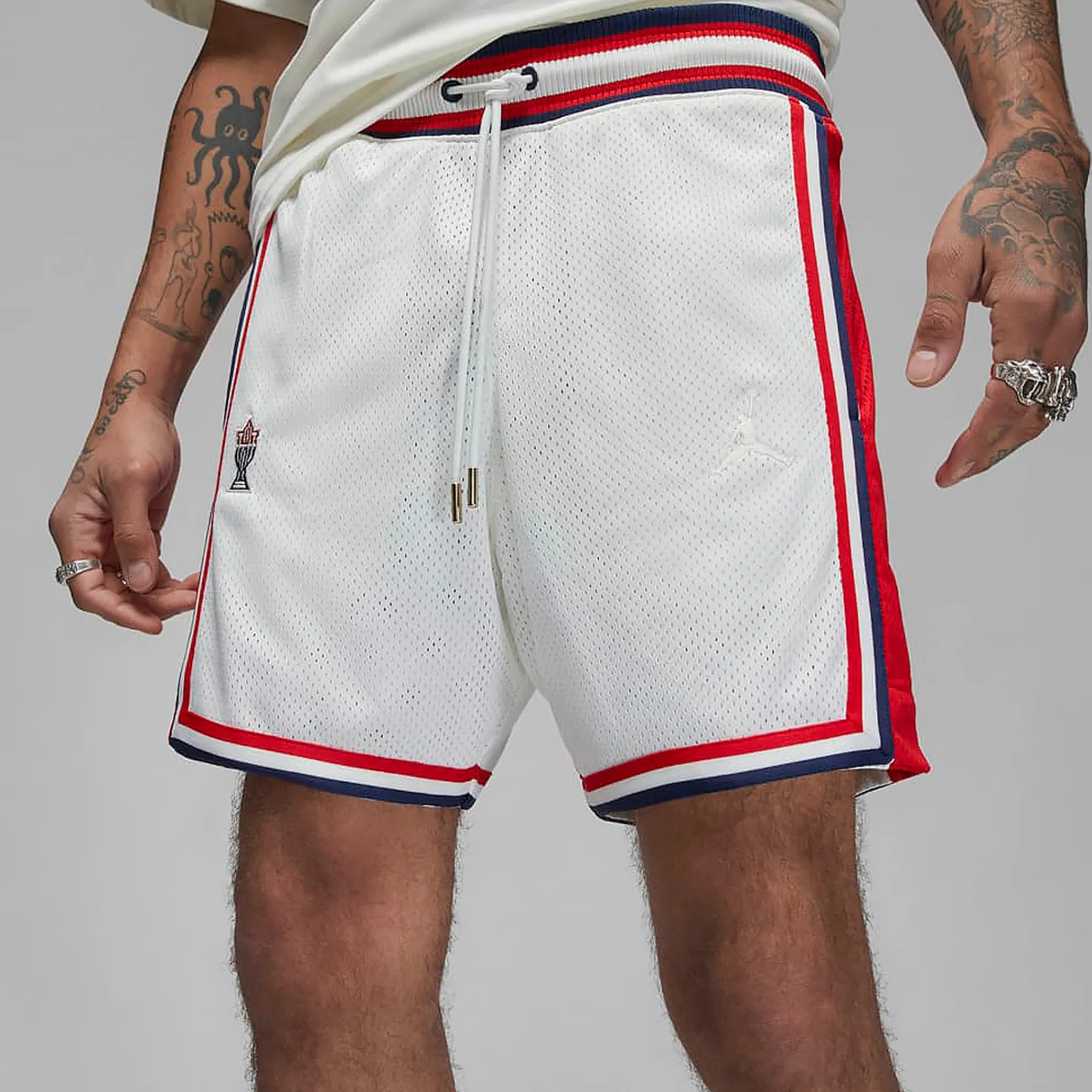 Air Jordan Jordan x Trophy Room White Game Shorts< Shorts