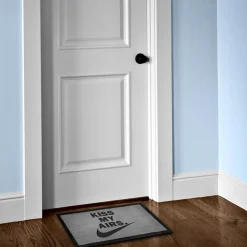Project Crepslocker Kiss My Airs Light Grey Doormat 70x40cm< Rugs & Mats|Designer Home Accessories