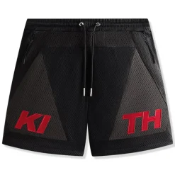 Kith Mesh Turbo Shorts Black< Shorts