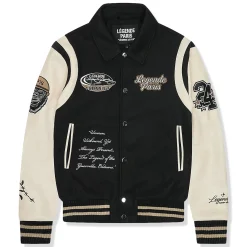 Légende Paris Guerrilla Varsity Jacket Black< Coats & Jackets