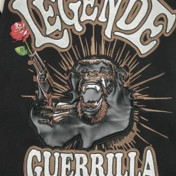 Légende Paris Guerrilla Varsity Jacket Black< Coats & Jackets