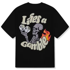 Légende Paris Life’s A Gamble Black T Shirt< T-shirts