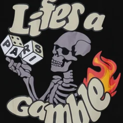 Légende Paris Life’s A Gamble Black T Shirt< T-shirts