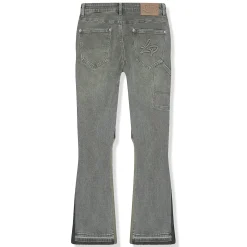 Légende Paris Patchwork Jeans Khaki< Jeans|Bottoms