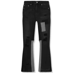 Légende Paris Patchwork Jeans Black< Jeans|Bottoms