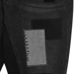 Légende Paris Patchwork Jeans Black< Jeans|Bottoms
